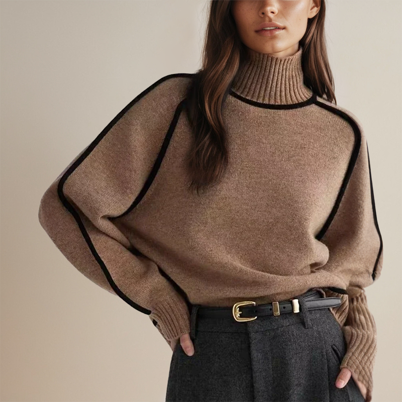Talina | Womenâs Warm Turtle Neck Sweater