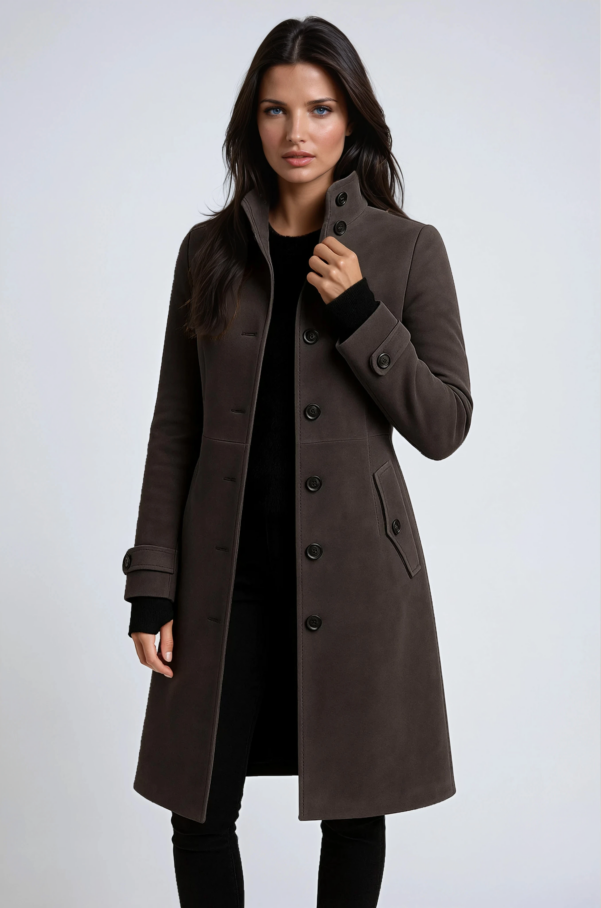 Sabria | Women’s Long Elegant Winter Coat for Cold Days