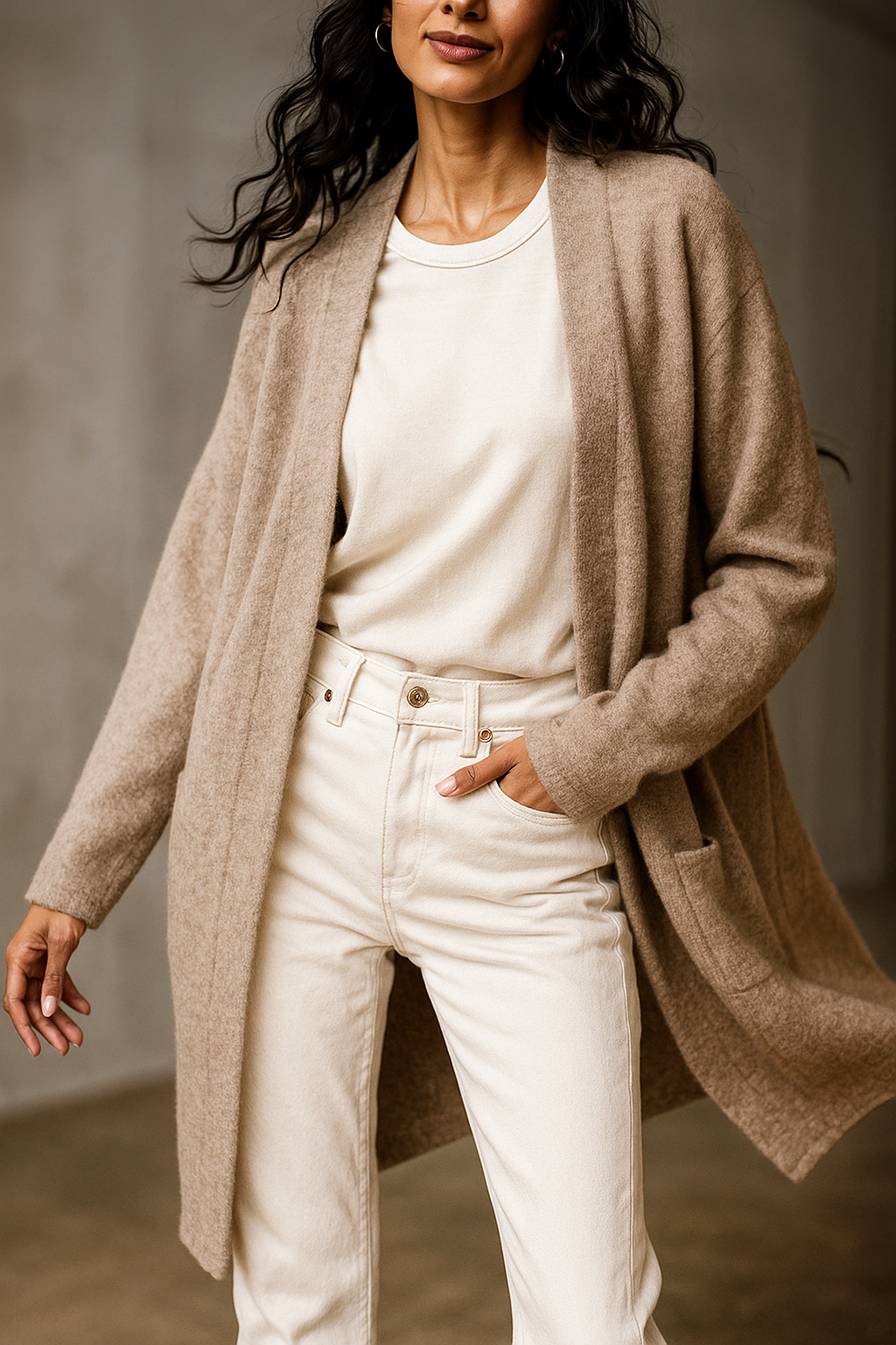 Carys | Women’s Cashmere Cardigan with Pockets