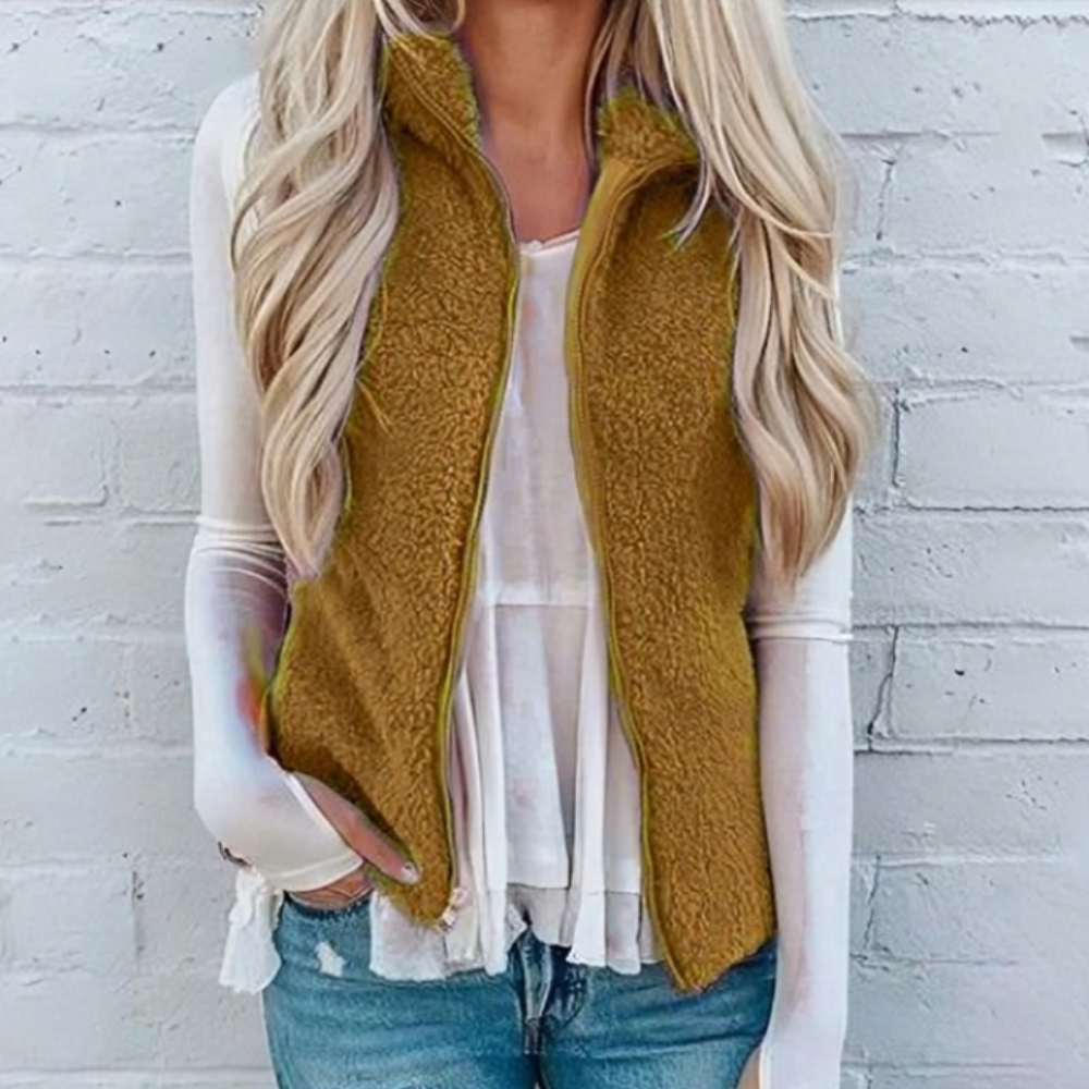 Nina Cosy Knit Jacket For Women | Warm, Zip-Up Style