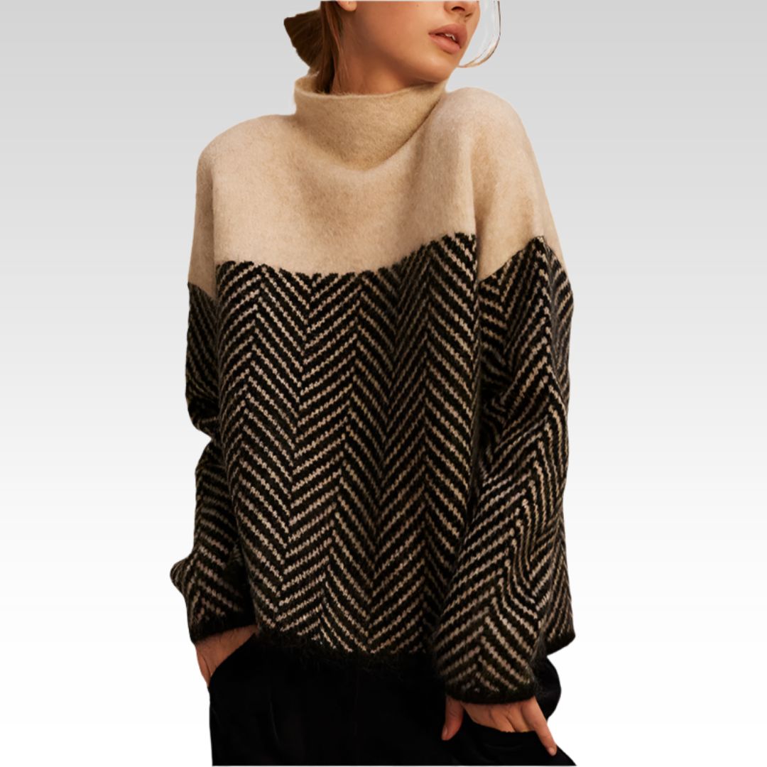 Adelina Premium Turtleneck Sweater for Women | Luxe Knit, Refined Comfort