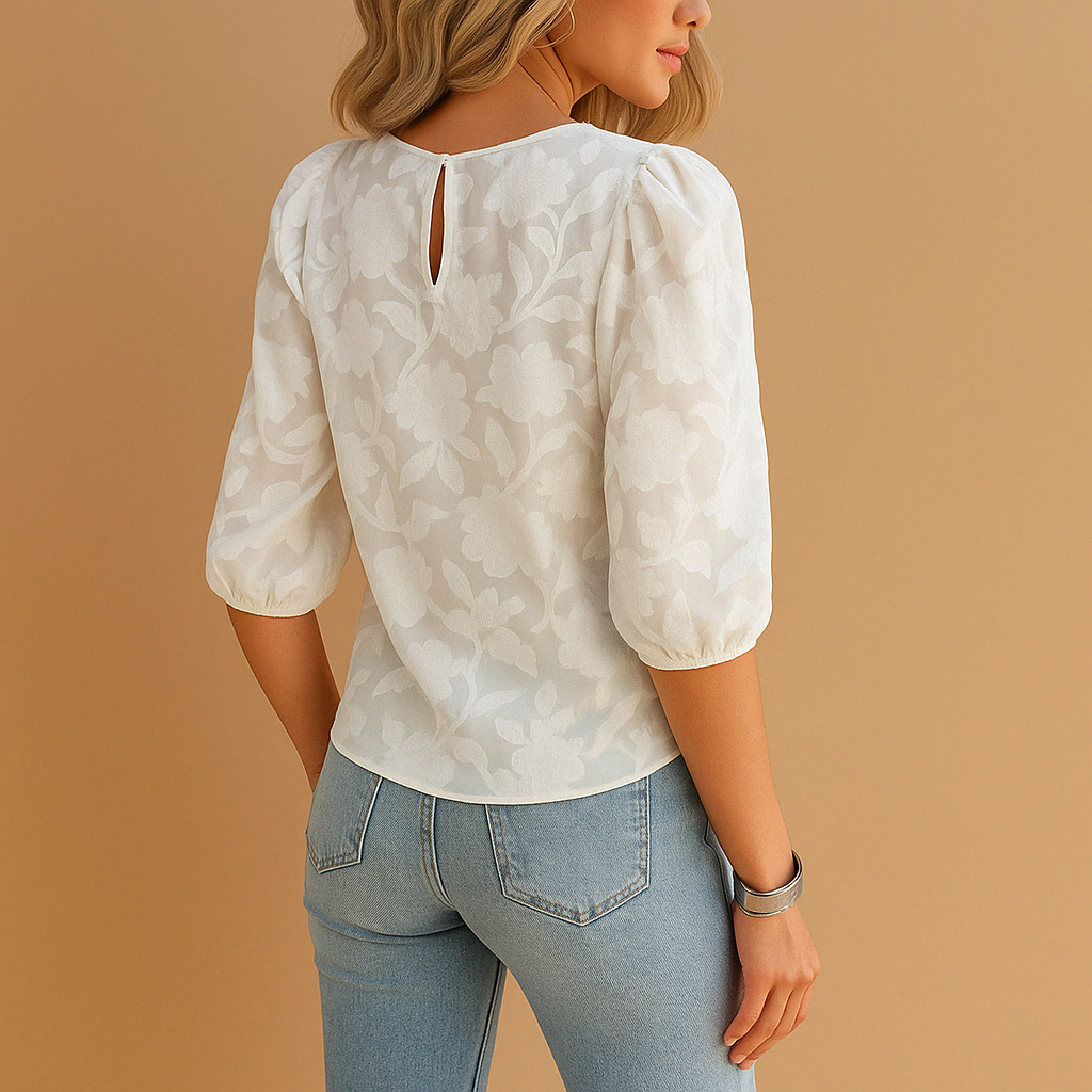 Elaria | Elegant Floral Top for Women