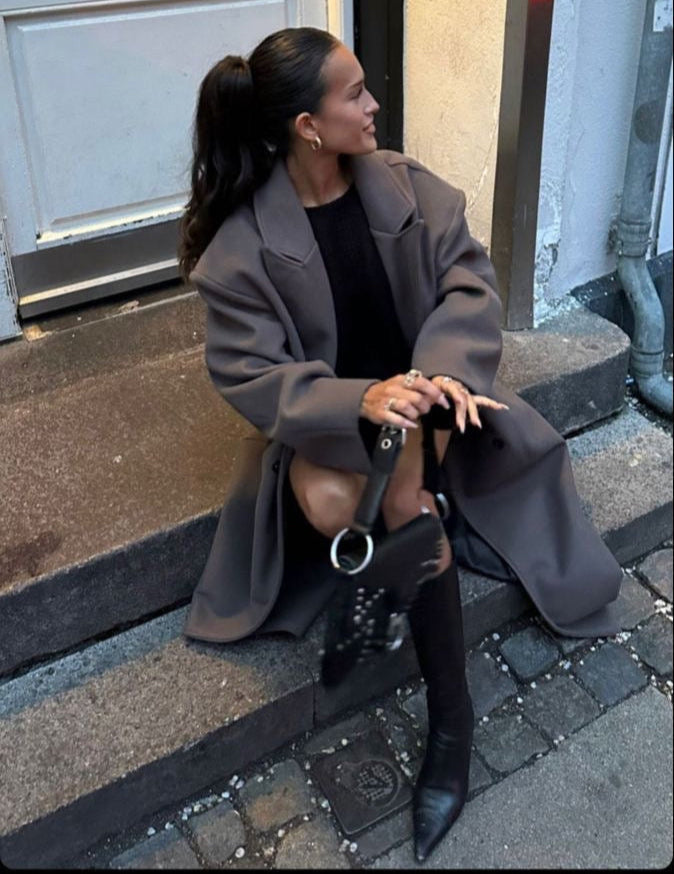 Jantine | Long Oversized Coat for Women