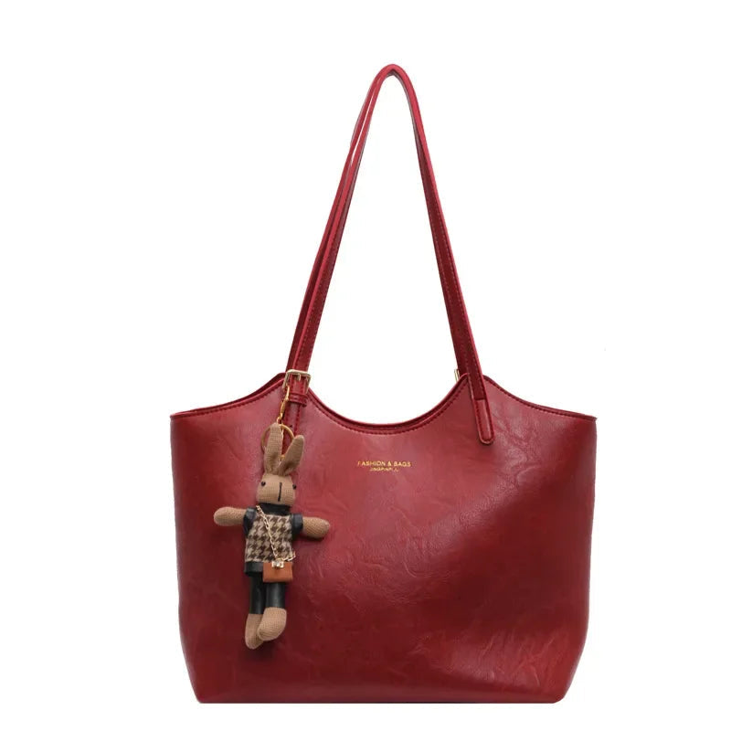 Mirabel | Women’s Classic Shopper Bag with Charm Detail