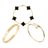 3-Piece Bracelet Set "Lunaria"