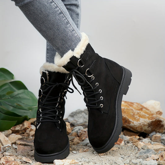 GS Winter Walk | Women's luxury mid-cut padded hiking boots with laces