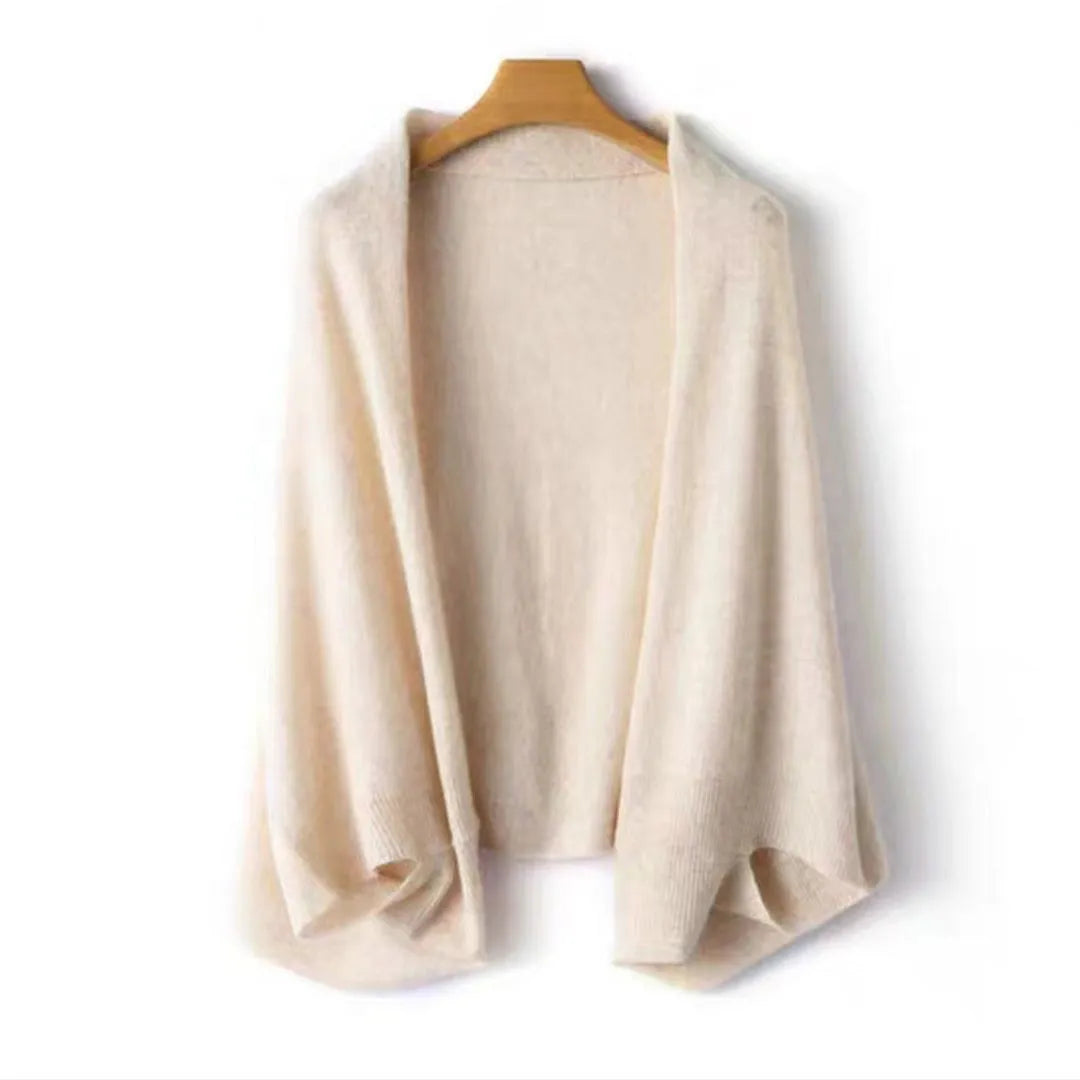 Aurelia Women's Cardigan | 100% Wool, Lightweight Shawl Design