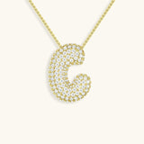 Aven Initial Diamond Necklace