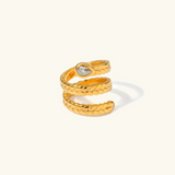 Seralya Gold Serpent Ring