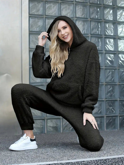Gwendolyn Women's Loungewear Set | Cozy Teddy Fabric, Casual Comfort