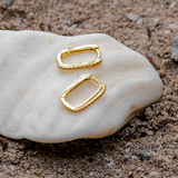 Naiya Oval Hoop Earrings