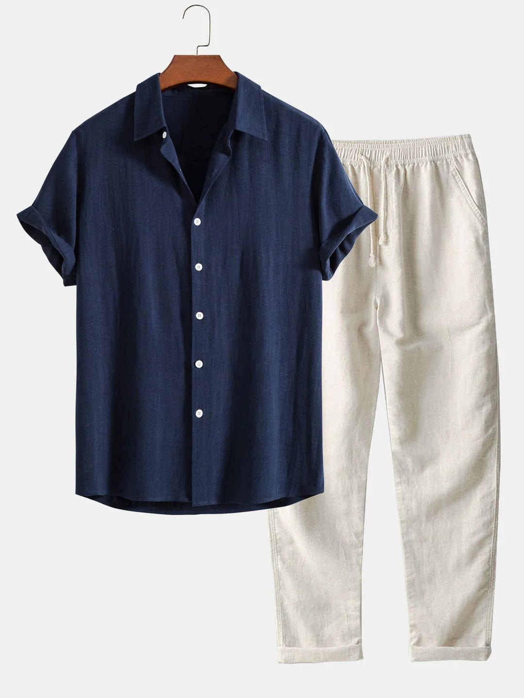 Marcellus Men's Linen Outfit | Premium Breathable Fabric, Summer Elegance