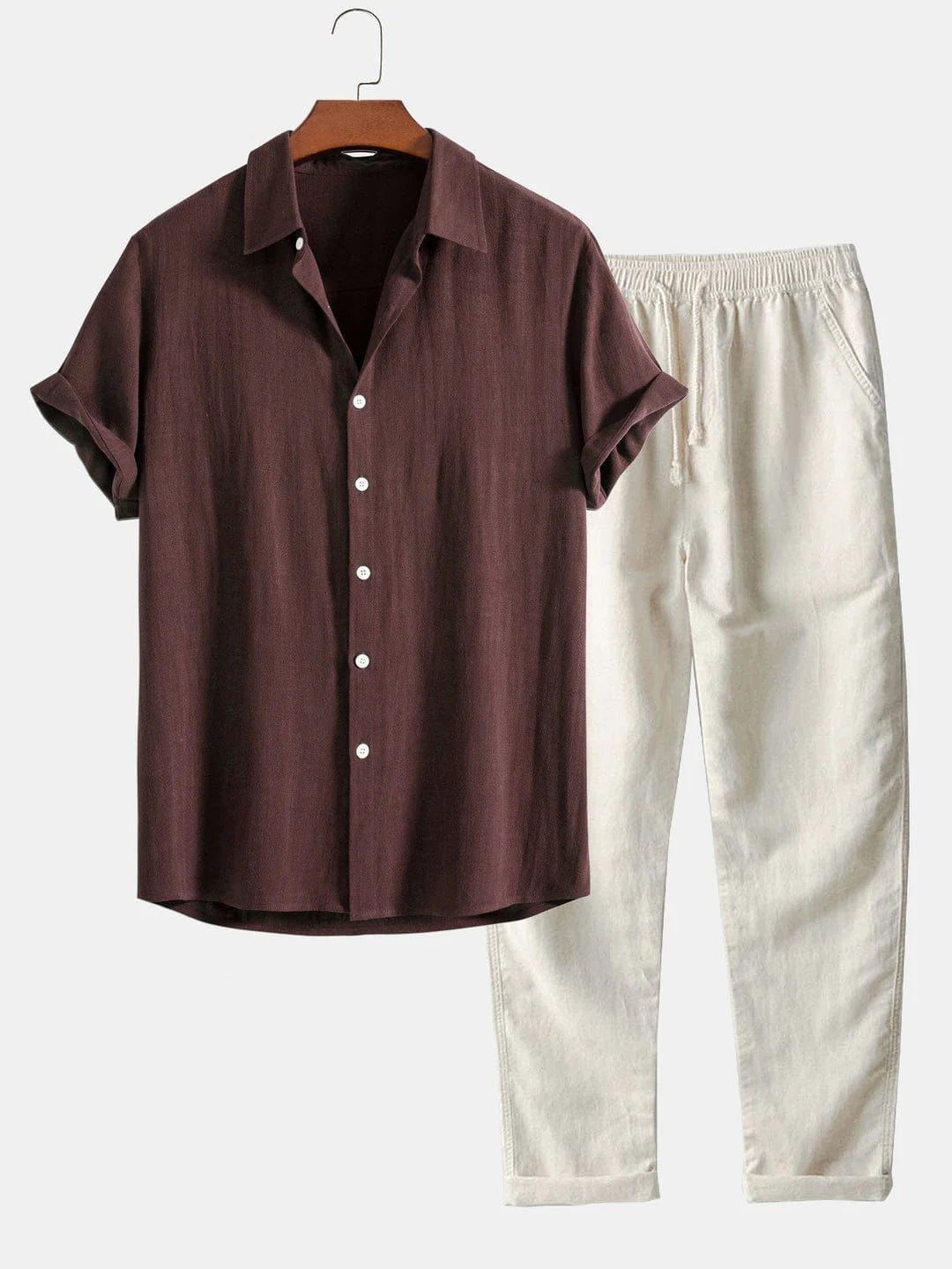 Marcellus Men's Linen Outfit | Premium Breathable Fabric, Summer Elegance