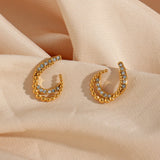 Mireya Gold Earrings