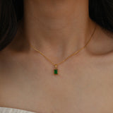 Edelira Green Necklace