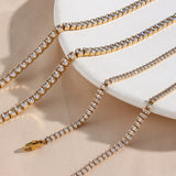 Noreli Diamond Tennis Necklace