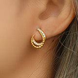Mireya Gold Earrings