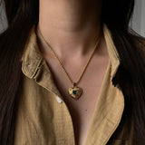 Roselle Gold Heart Necklace