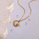 Eloa Lunar Gold Necklace