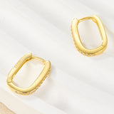 Naiya Oval Hoop Earrings