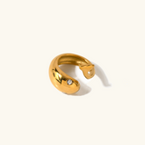 Nysa Gold Serpent Ring