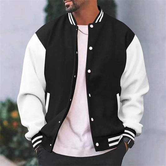 Parker Men's Varsity Jacket | Wool Blend, Casual Wear