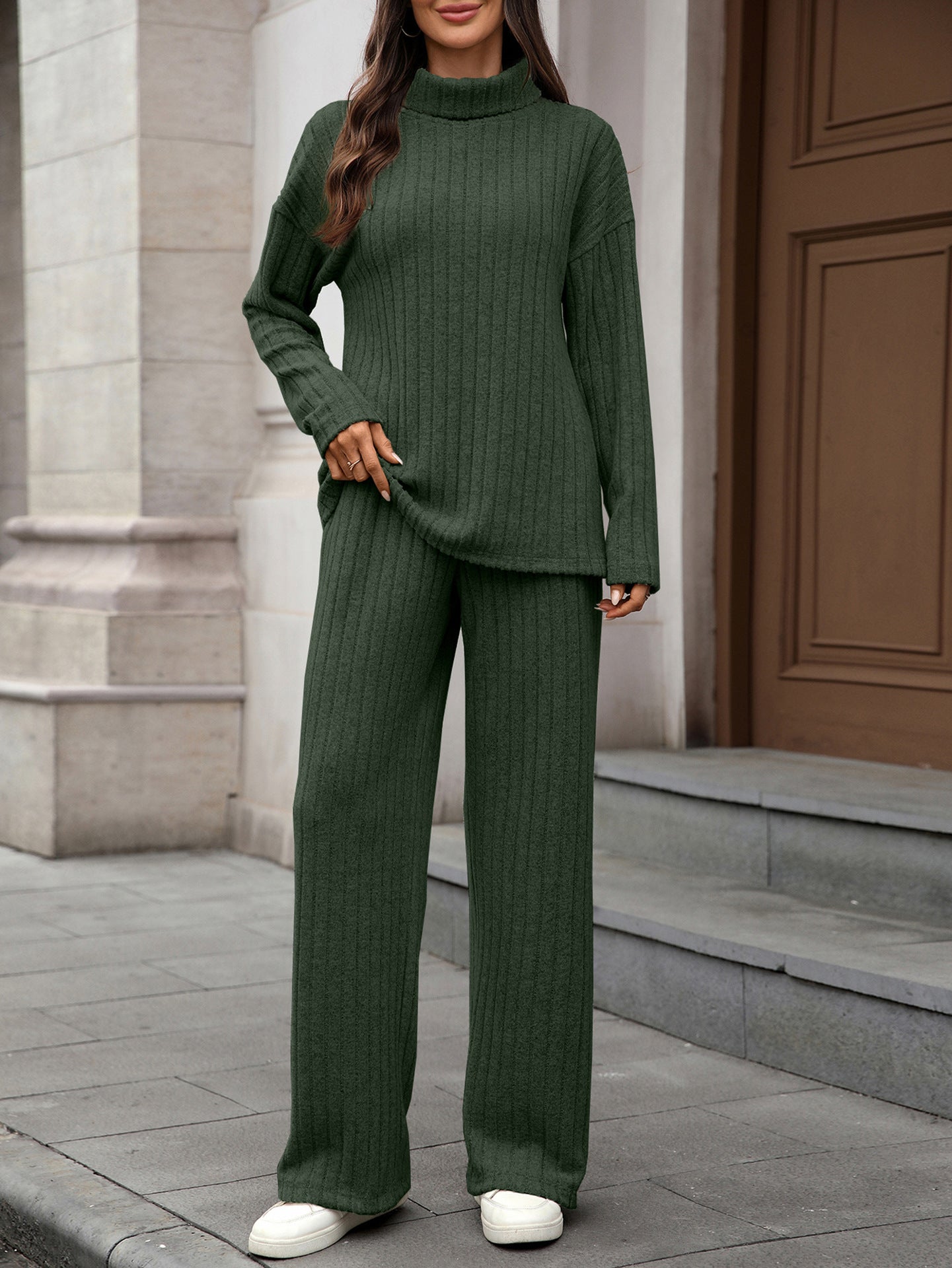 Dahlia | Women’s Casual Knitted 2-Piece Loungewear Set