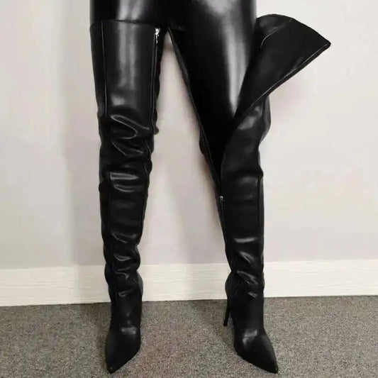 Selena Span Women's Thigh High Boots | High Heels, Versatile Style