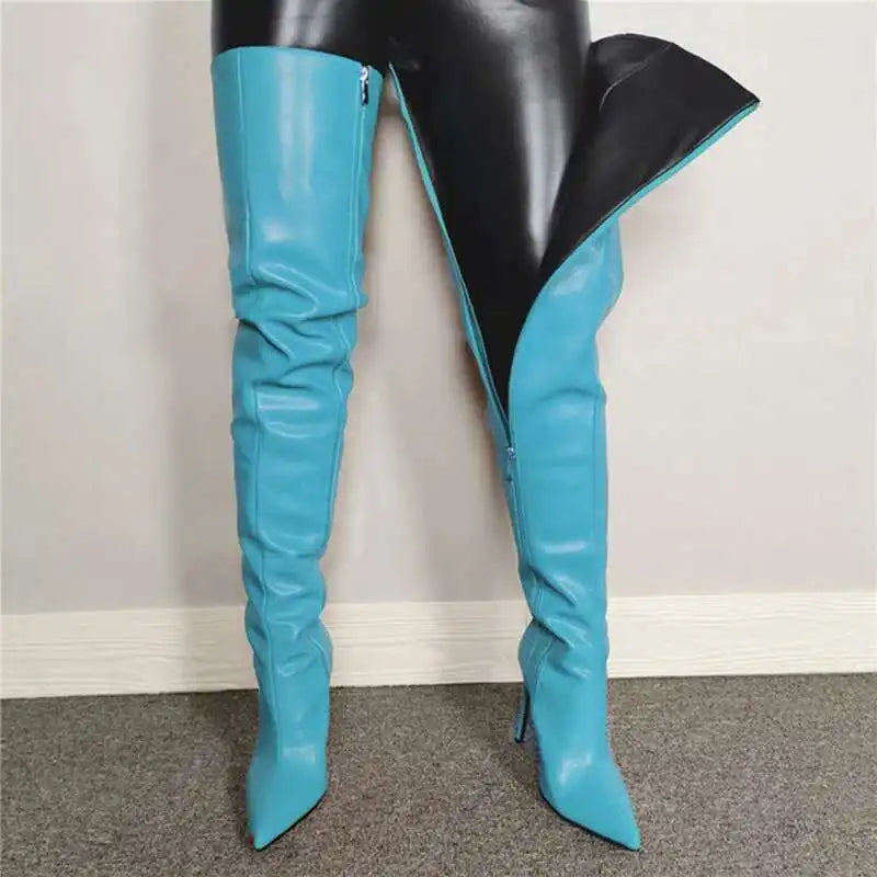 Selena Span Women's Thigh High Boots | High Heels, Versatile Style