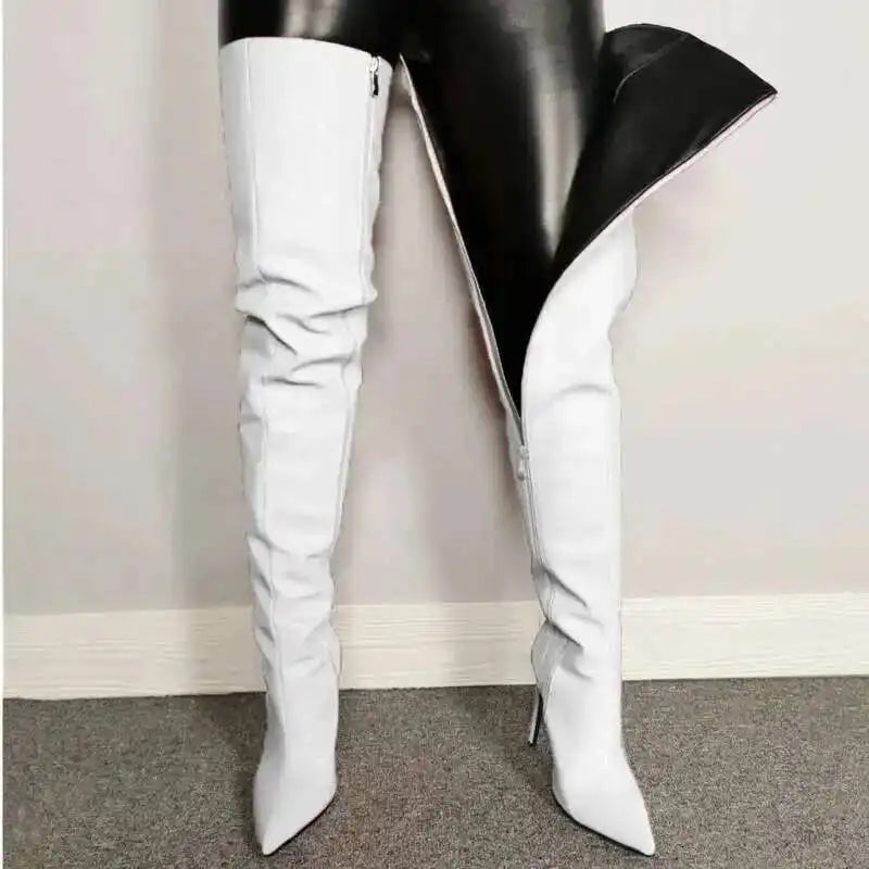 Selena Span Women's Thigh High Boots | High Heels, Versatile Style