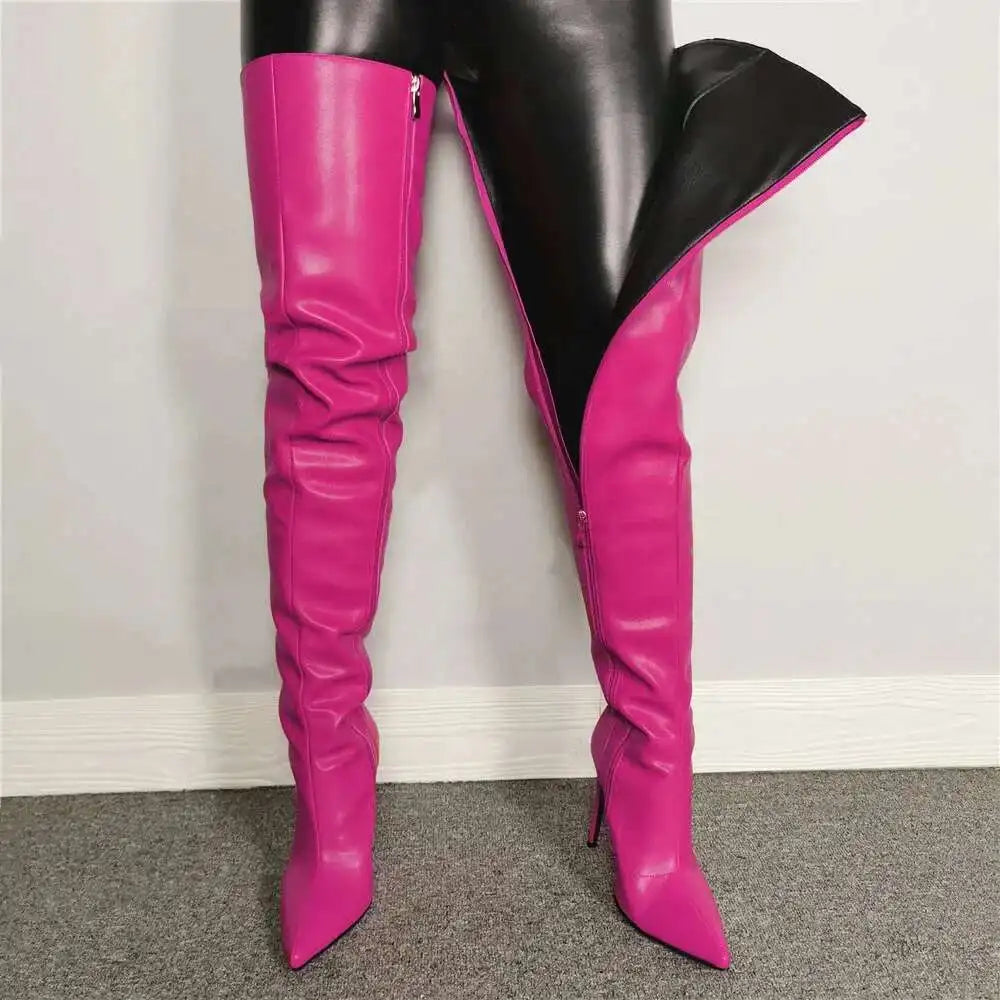 Selena Span Women's Thigh High Boots | High Heels, Versatile Style