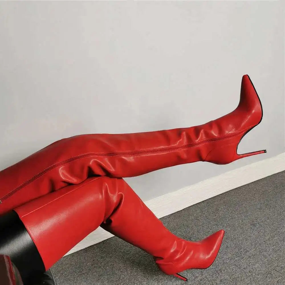 Selena Span Women's Thigh High Boots | High Heels, Versatile Style