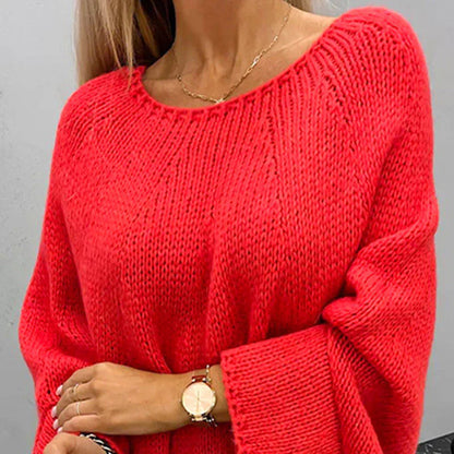 Sassy Women's Oversized Sweater | Chunky Knit, Casual Style