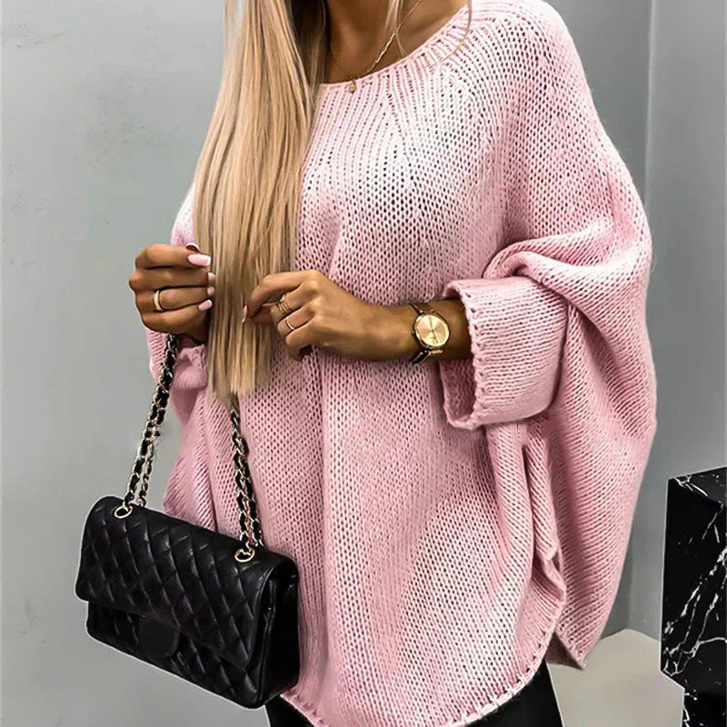 Sassy Women's Oversized Sweater | Chunky Knit, Casual Style