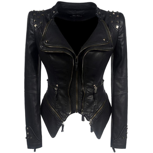 Sienna Women's Leather Jacket | Slim Fit, Fashion Statement