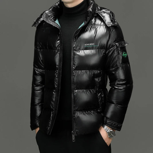 Sleek Men's Down Jacket | Long Sleeve, Stylish Design, Casual Wear
