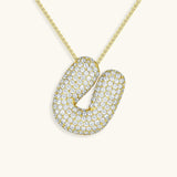 Aven Initial Diamond Necklace