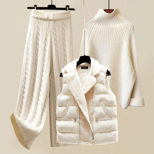 Vivelle 3-Piece Winter Accessory Set | Cozy Scarf, Hat & Gloves