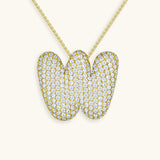 Aven Initial Diamond Necklace