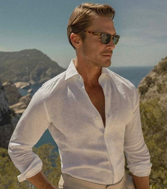 Weston Men's Linen Shirt | Premium Quality, Tailored Fit