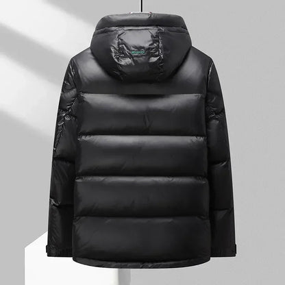 Winston Men's Winter Jacket | Down Insulation, Hooded Design for Cold Days