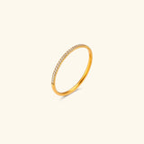 Luna Mia Paved Gold Ring