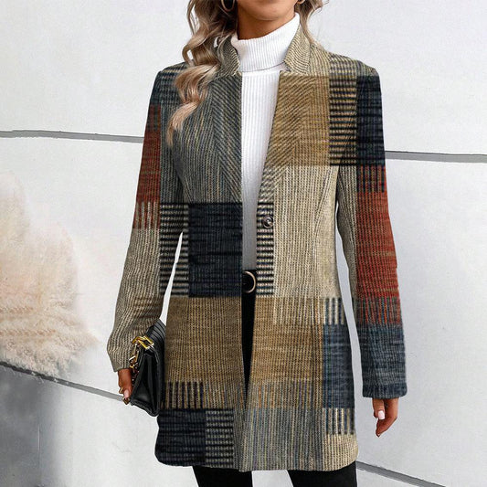 Special print multicolor outerwear