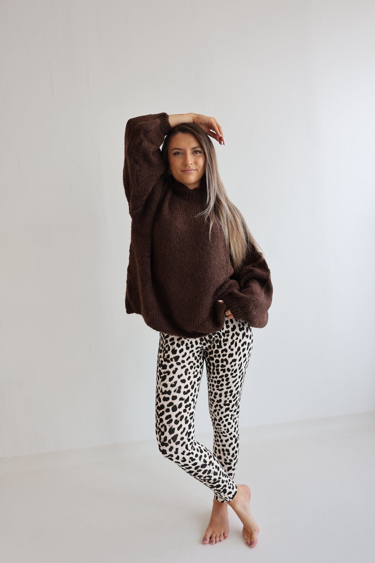 Fiora | Women’s Oversized Knit Sweater Pullover