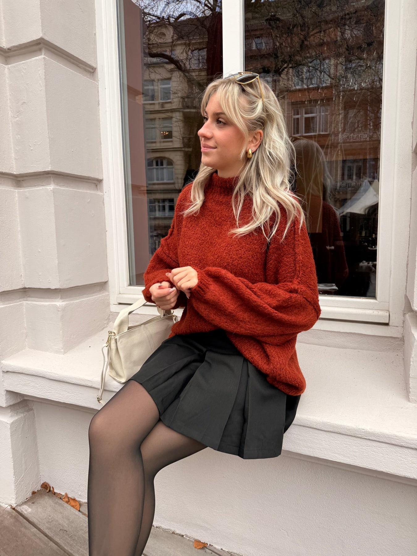 Fiora | Women’s Oversized Knit Sweater Pullover