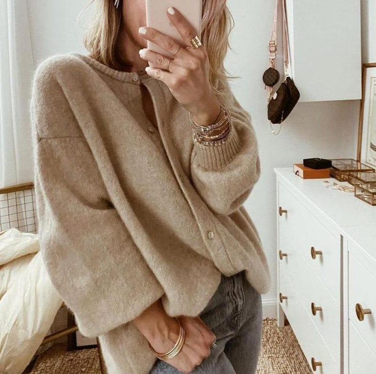 Clarina | Women’s Oversized Button Down Winter Cardigan Sweater