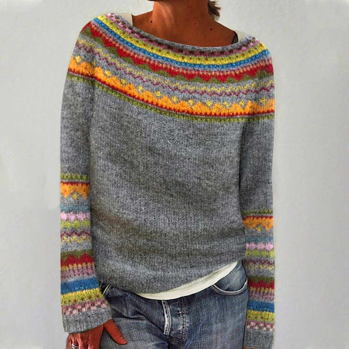 Janelle | Women’s Oversized Sweater Knit Pullover