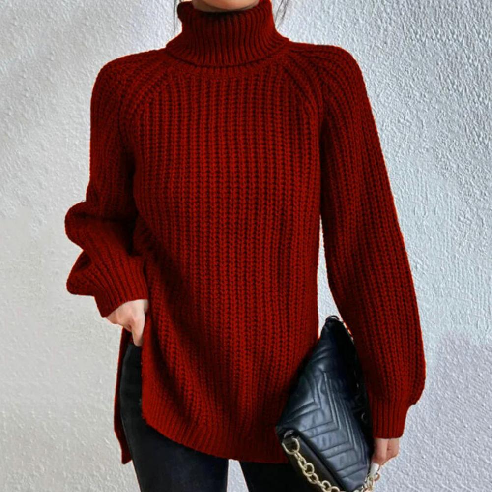 Jolise | Women’s Modern Cotton Turtleneck Sweater