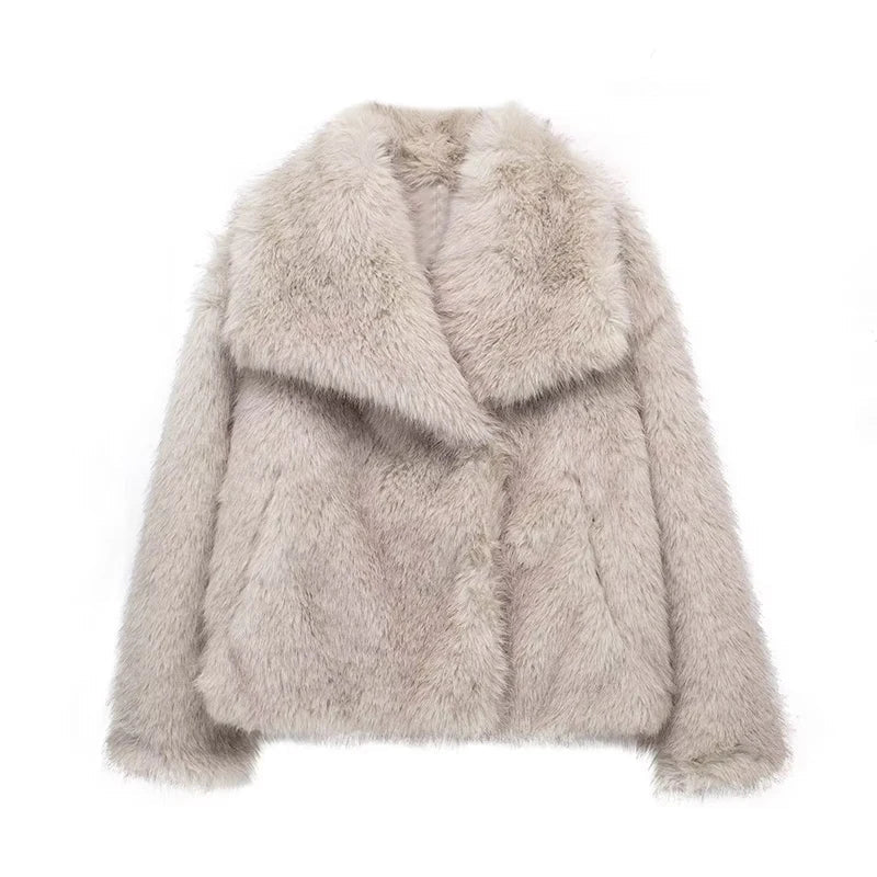 Alessira Faux Fur Coat For Women | Chic Warmth, Statement Piece
