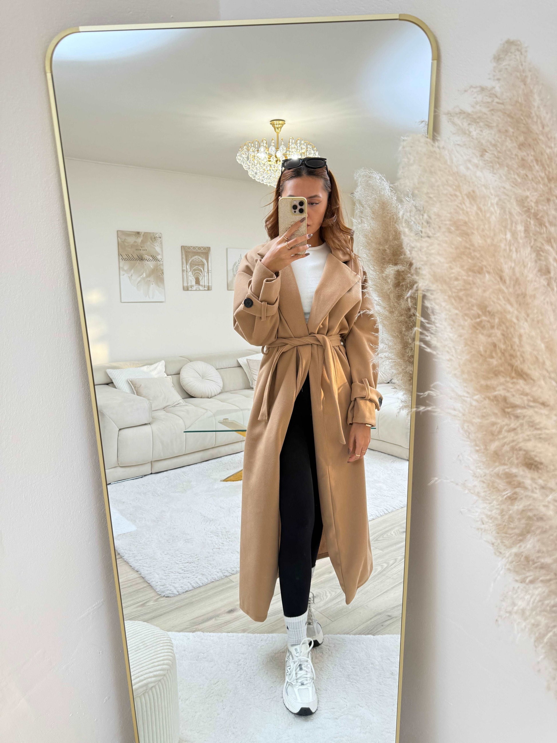 Flavia | Women’s Longline Coat in Soft Polyester Blend